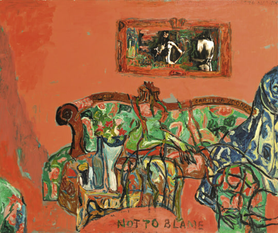 Максим Башев. Special Thanks to Matisse. Холст, смешанная техника. 2010. Коллекция Софьи Троценко