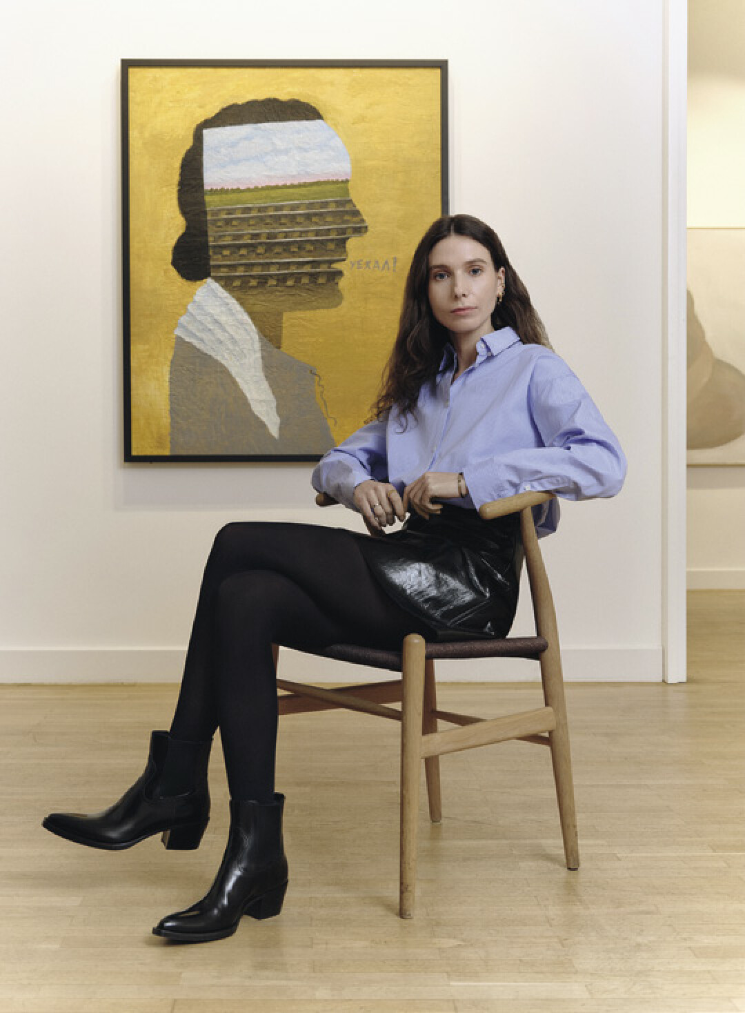 В Alina Pinsky Gallery до середины мая идет выставка «Поле чудес» с пародоксальными и сюрреалистичными работами московского художника Льва Повзнера (р