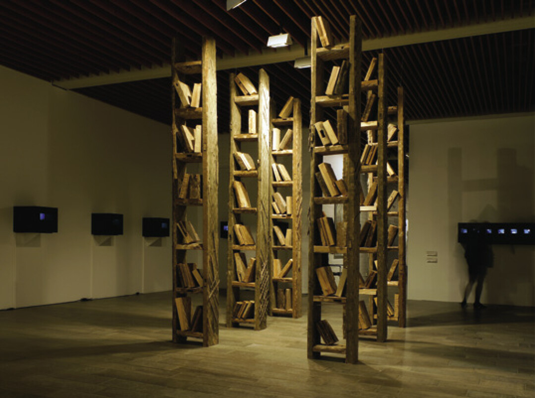 Петр Белый. Инсталляция «Библиотека Пиноккио». 2008–2014. Courtesy Marina Gisich Gallery