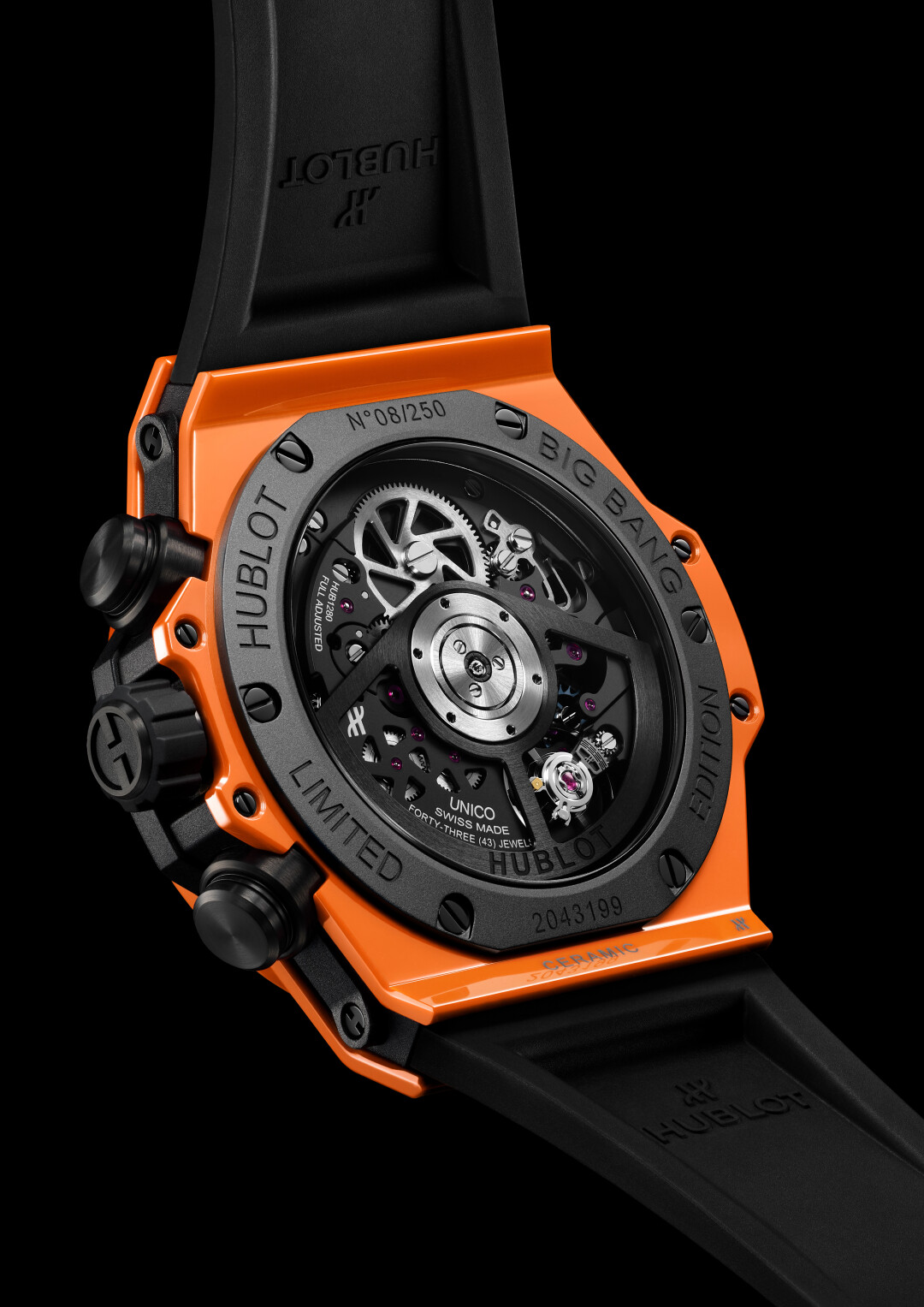 Часы Hublot Big Bang Unico Orange Ceramic
