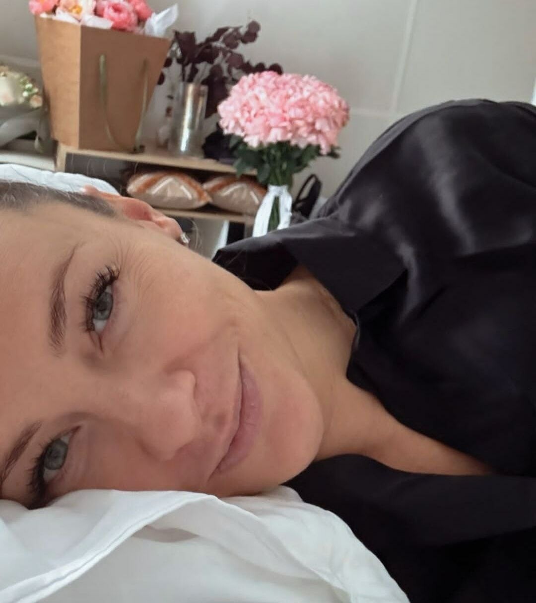 Первое фото Татьяны из роддома