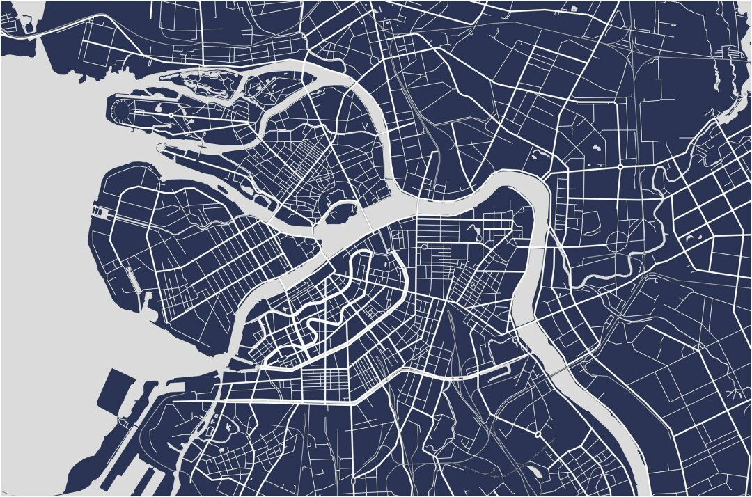 Map idea for a web project Карты города, Санкт петербург, Карта