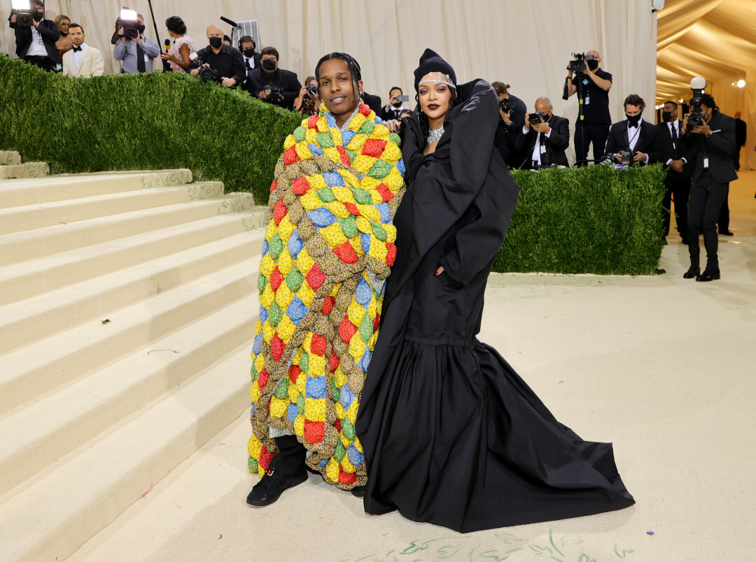 ASAP Rocky и Рианна в Balenciaga, 2021