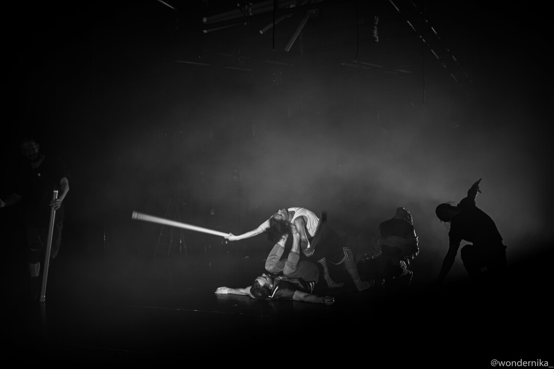 Кадры с репетиции спектакля