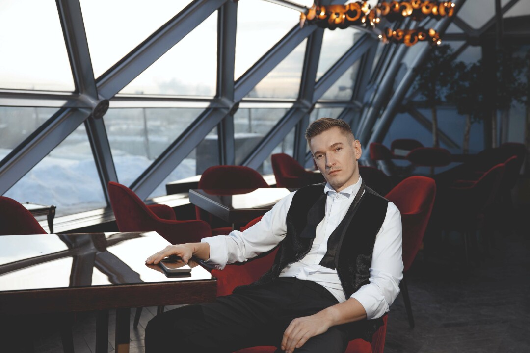 Шеф Владимир Щепилов ресторана отеля The Carlton, Moscow