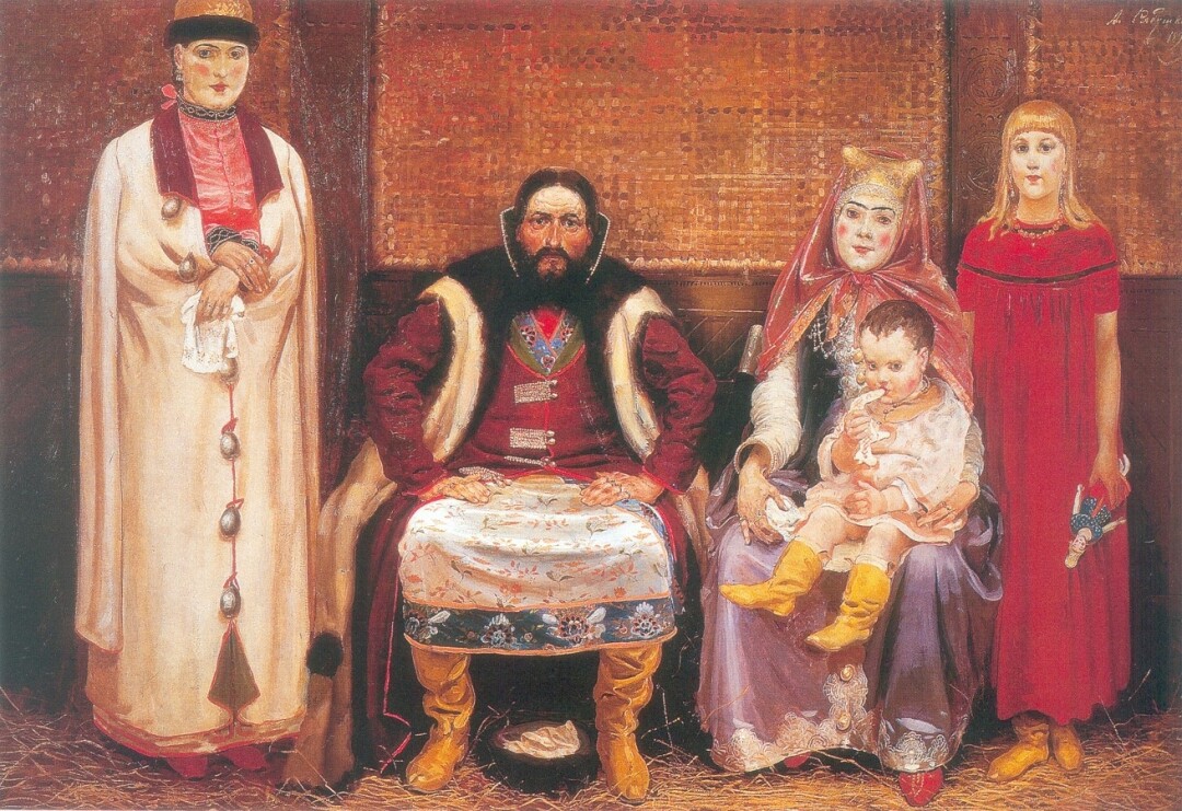 Андрей Рябушкин. Семья купца в XVII веке. 1896
