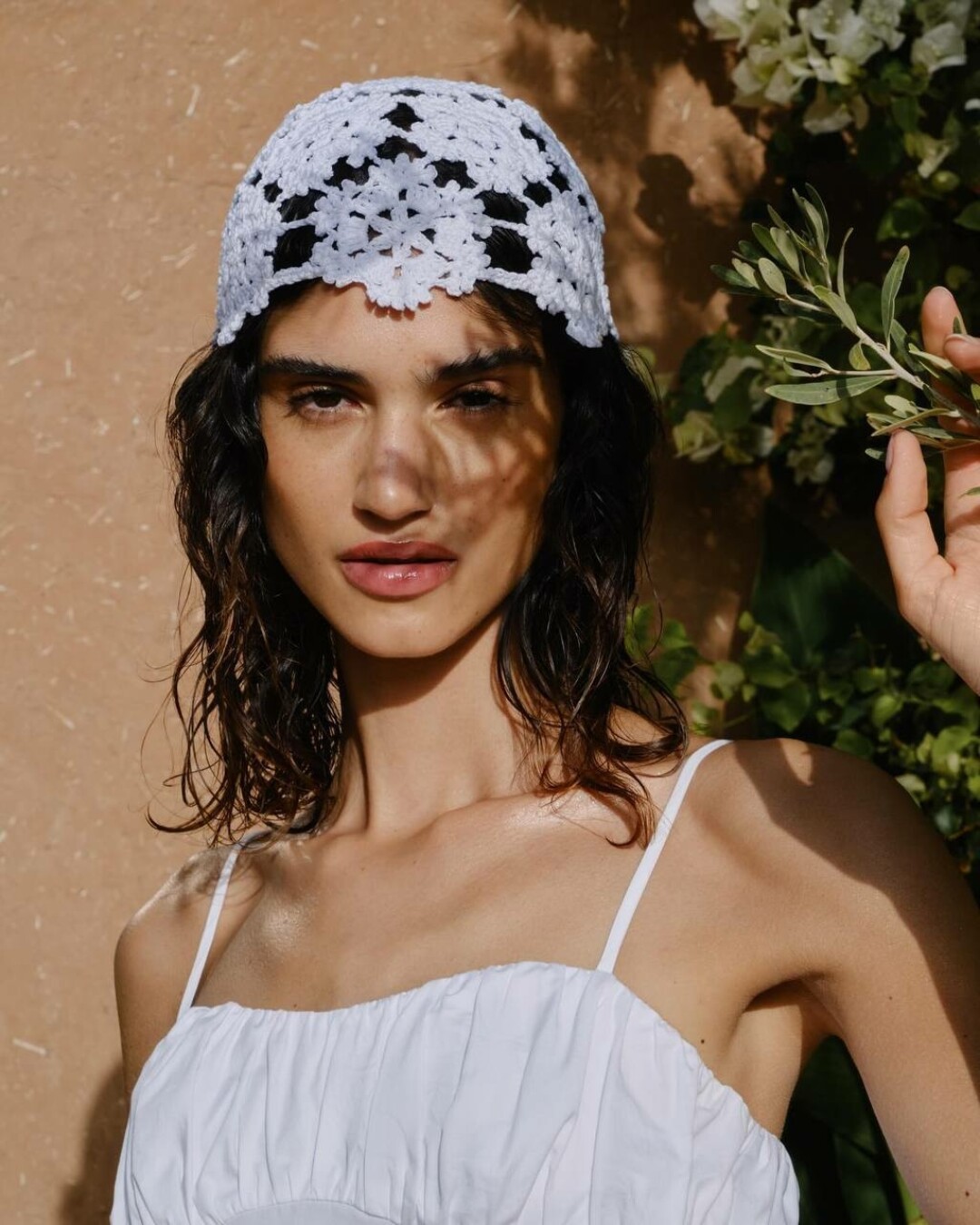 Шапка из кружева Cocoshnick x Nude Story, 9 450 руб.