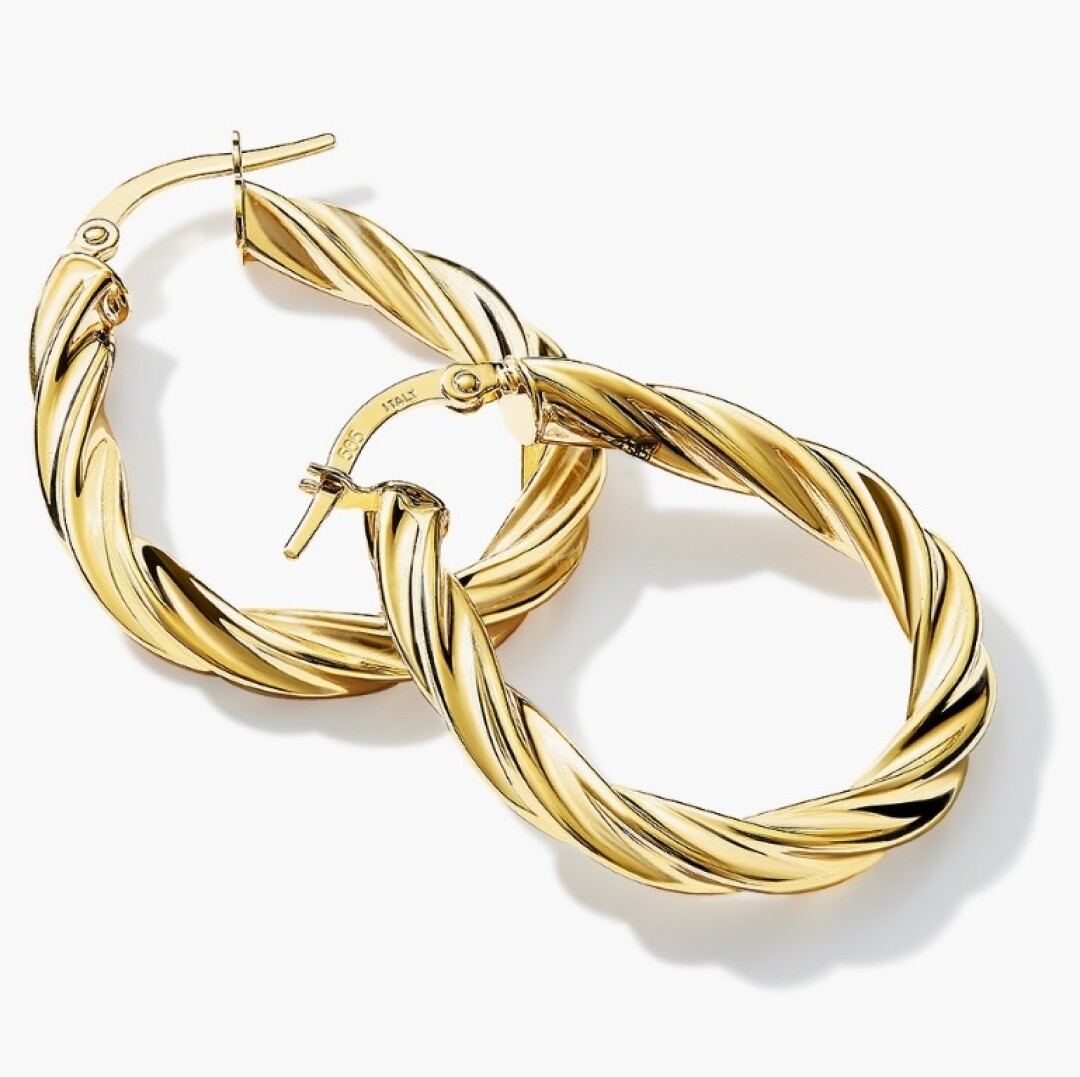 СЕРЬГИ ЗОЛОТЫЕ Бренды Италии, SUNLIGHT