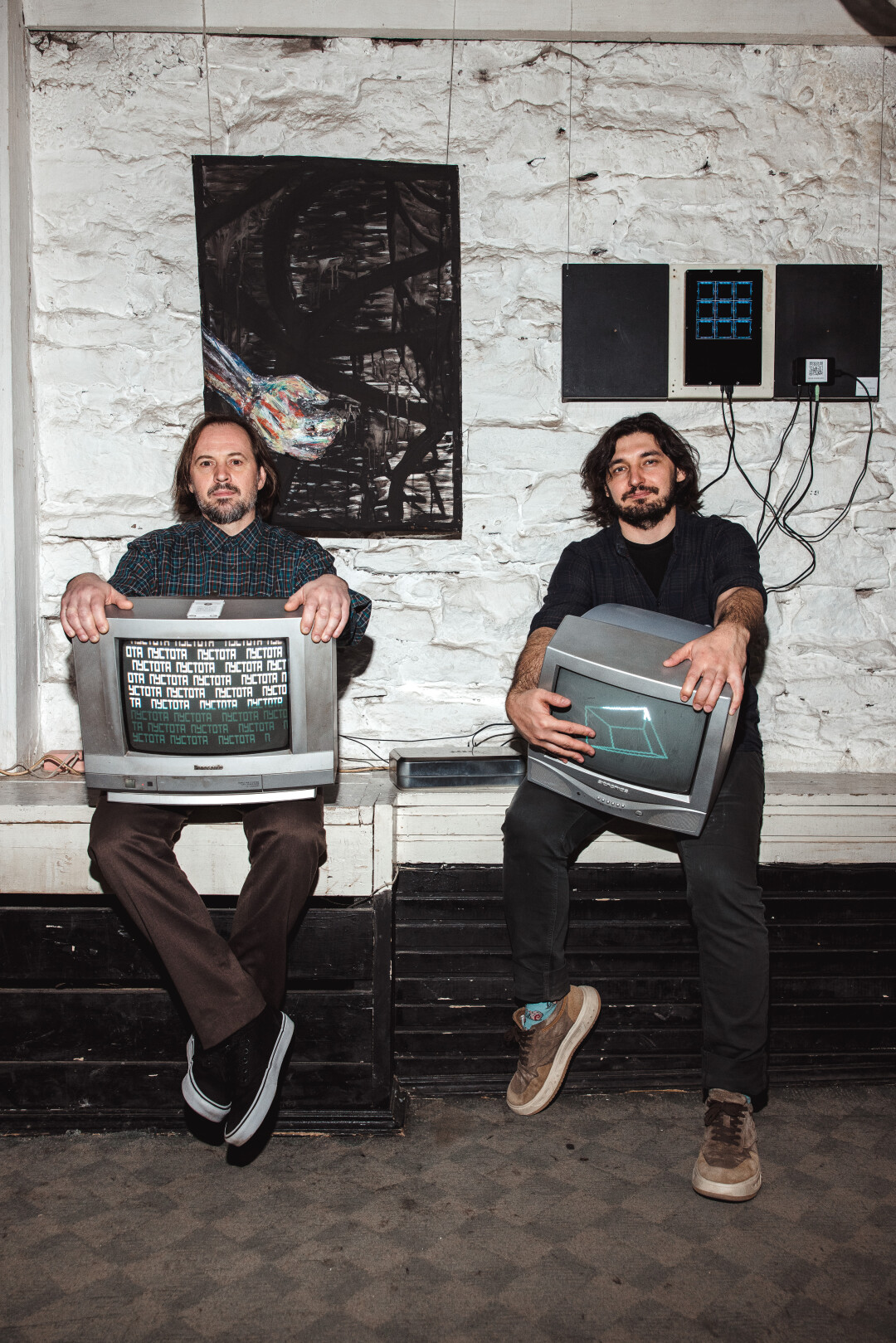 Александр Соболев и Азат Галиев в Музее современного искусства им. Наиля Латфуллина