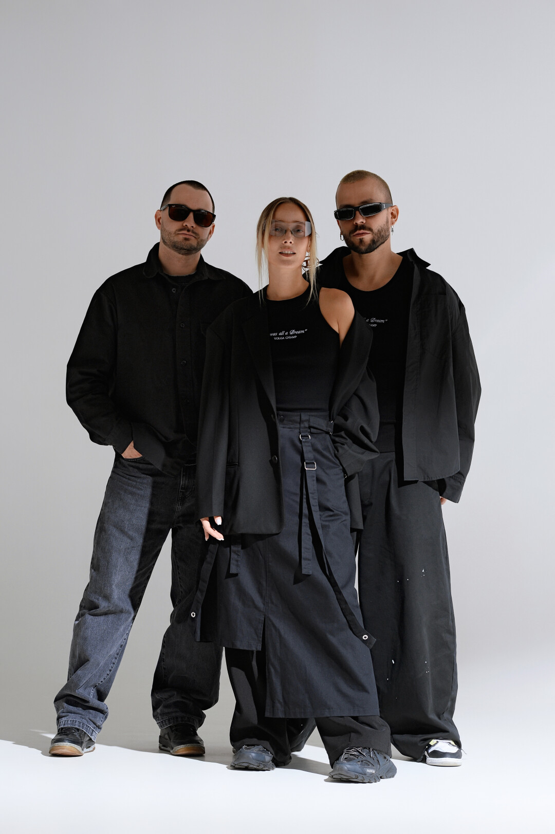 Евгений Байбик с командой Volga Champ На фото слева направо: Глеб Пернаткин, Юлия и Евгений Байбик