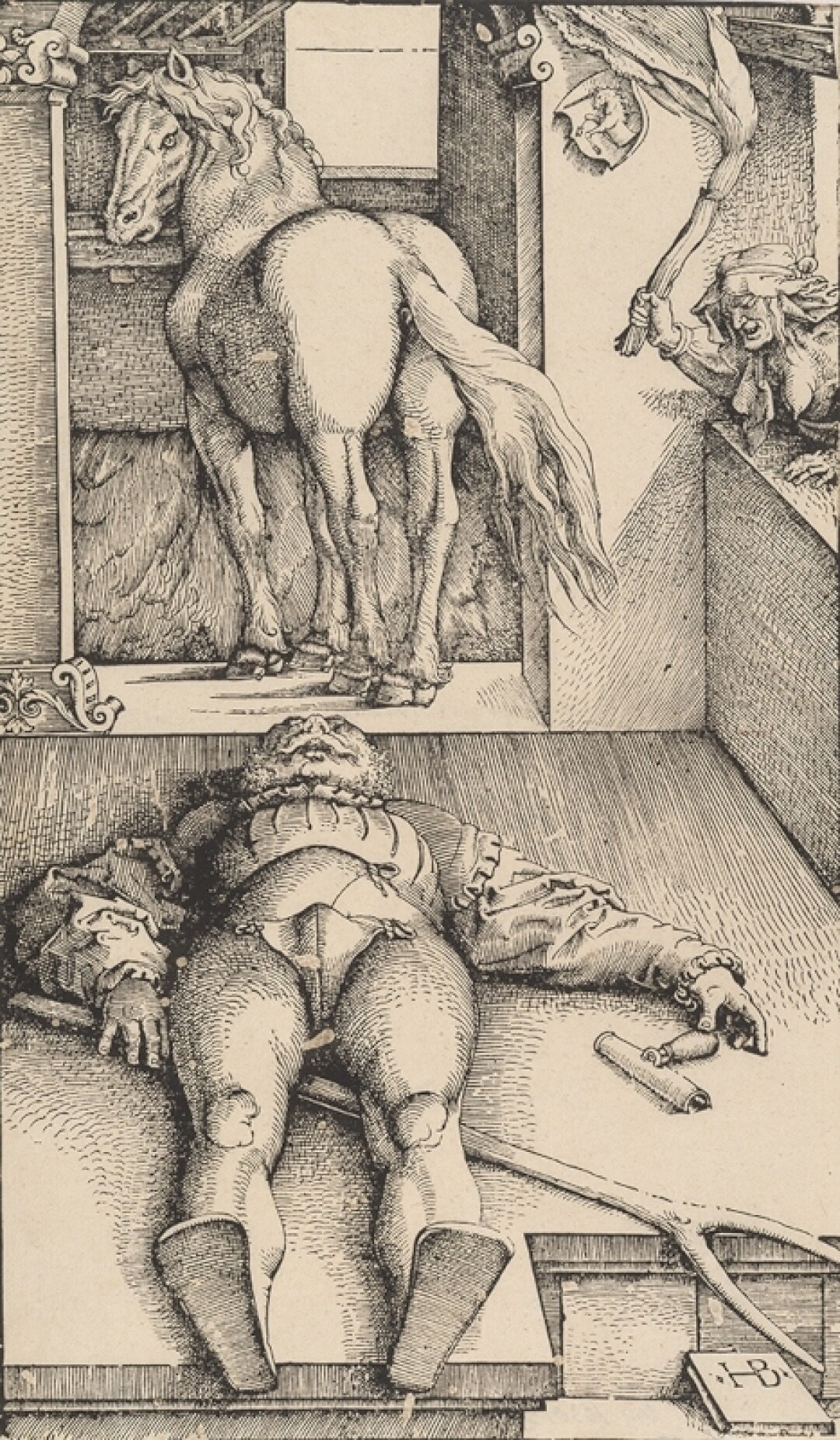 «Околдованный конюх». Ганс Бальдунг Грин. 1544 год