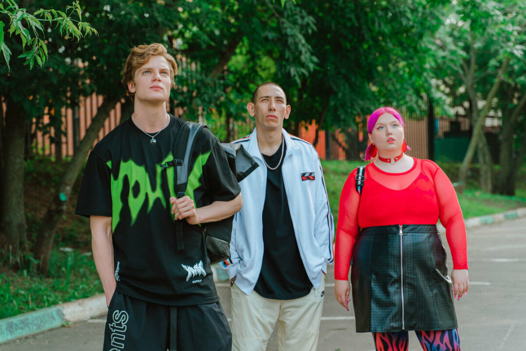 Кадры со съемок сериала «Трудные подростки»