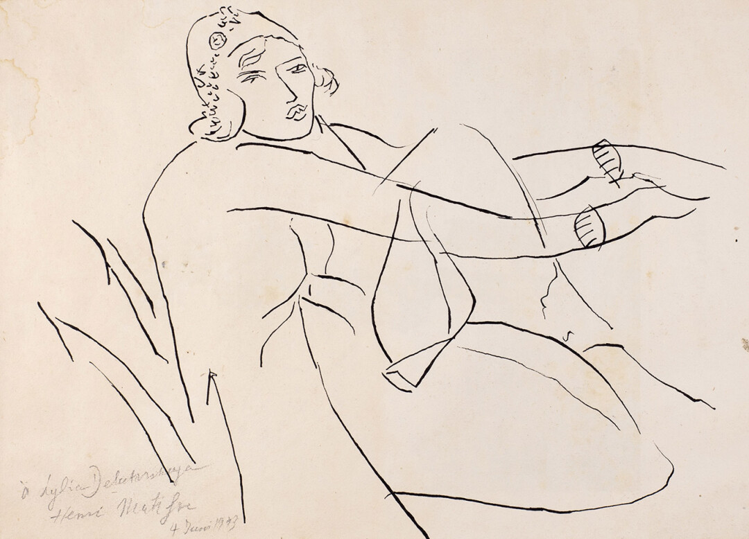 Анри Матисс, «Портрет Лидии Делекторской», 1943 год