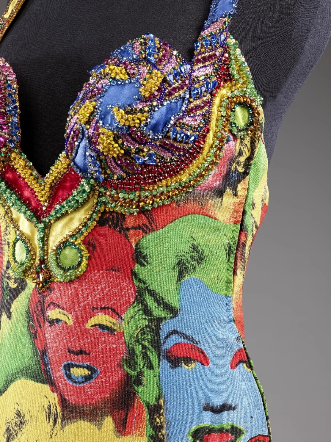 Платье Versace SS'91 с принтом Энди Уорхола