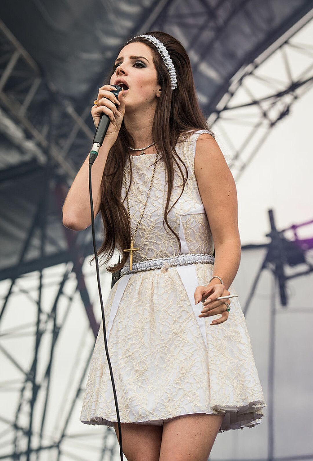 Лана Дель Рей на музыкальном фестивале Eurockéennes, 2012