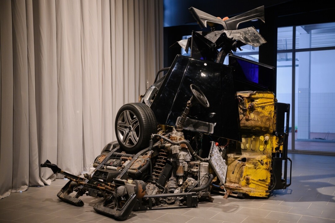 «Антиформа №15» была создана специально для музея PERMM художником Василием Кононовым-Грединым. Проект был впервые представлен на стенде «Музея года