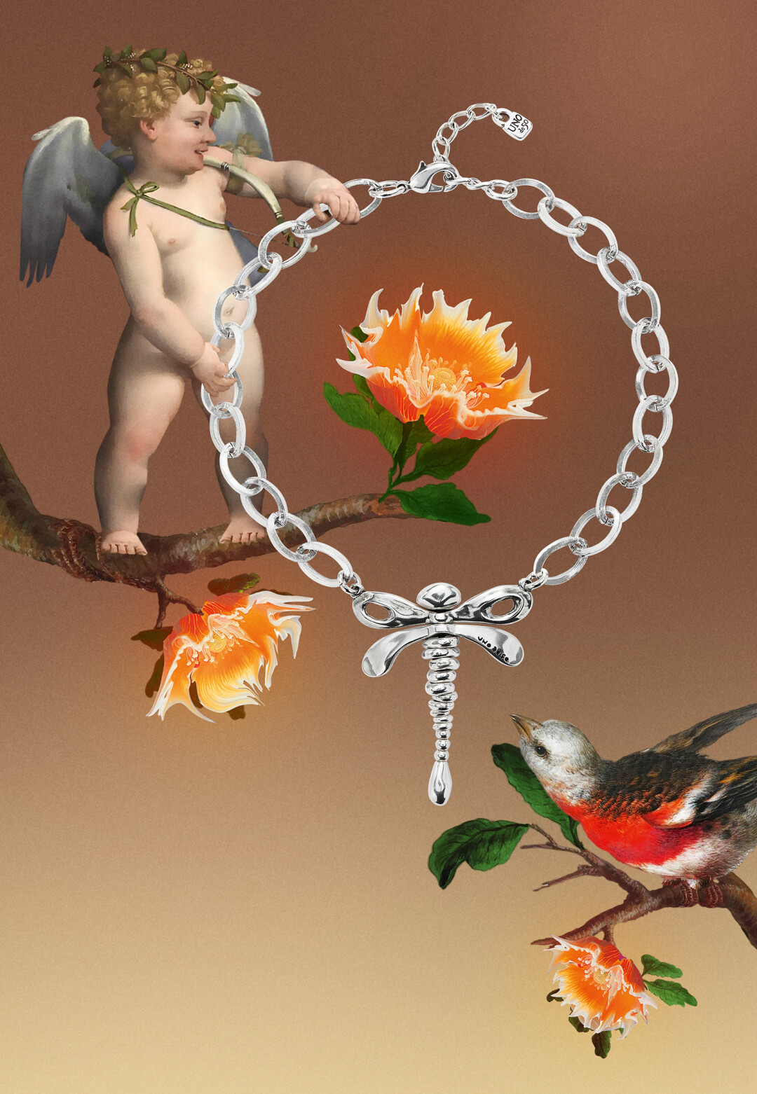 Ожерелье Ser Rebelde с серебром, UNOde50, 16 790 руб.