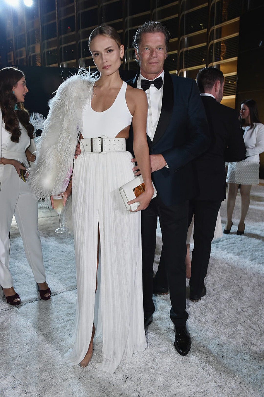 Наташа Поли и Питер Баккер на Vogue Fashion Dubai Experience, 2015