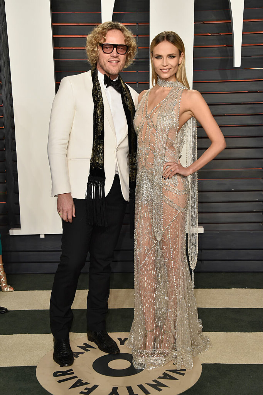 Наташа Поли и Петер Дандас на Vanity Fair Oscar Party, 2016