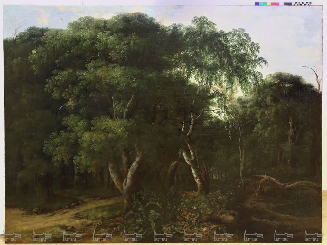 Ренье Меган. Фландрия. Лесной пейзаж. 1670–1680-е. Холст, масло. Ярославский художественный музей