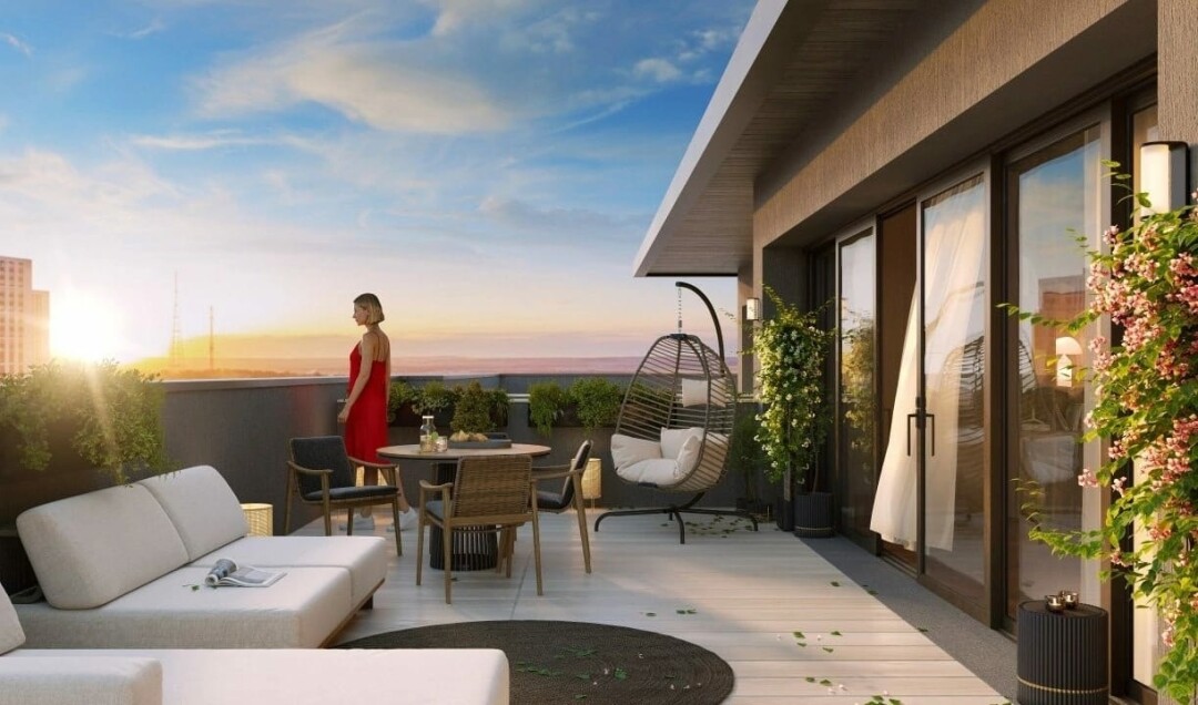 Двухуровневые квартиры с собственной террасой