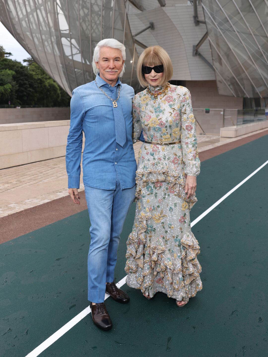 Баз Лурманн и Анна Винтур