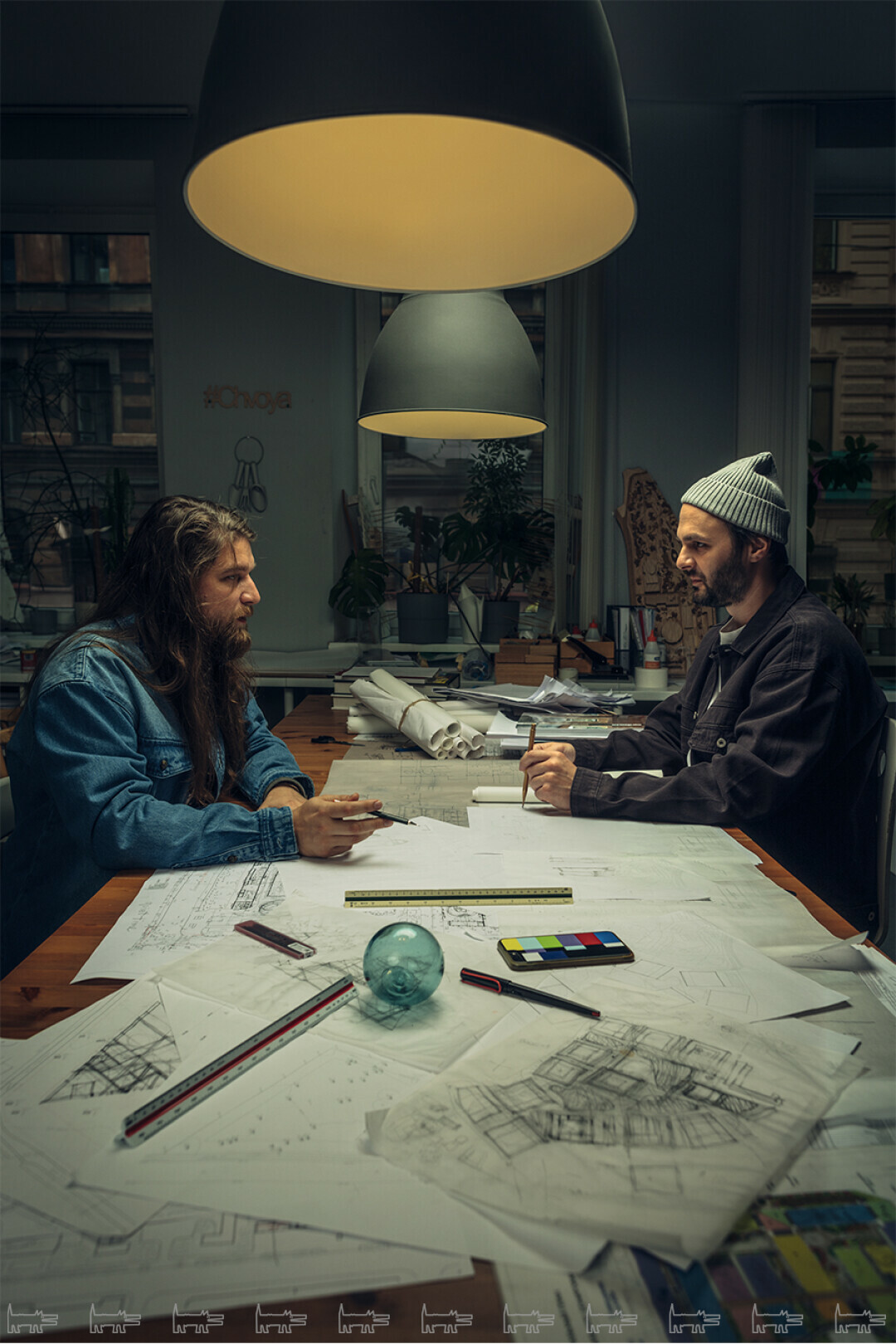 Георгий Снежкин (слева)