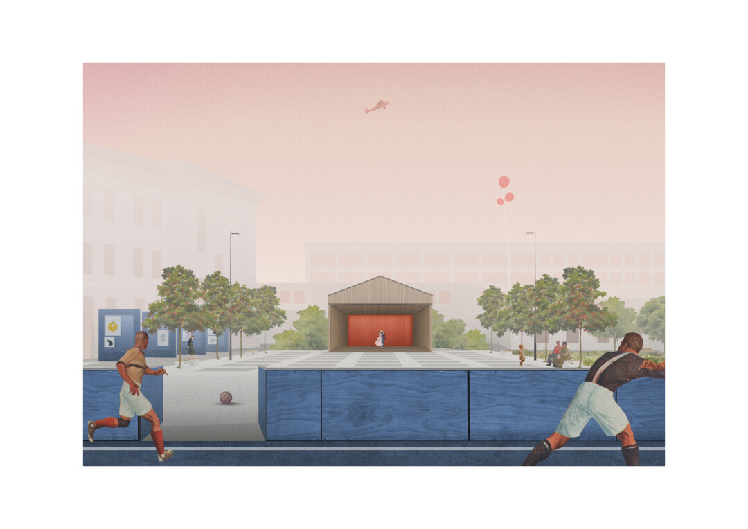 Проект двора Дворца пионеров