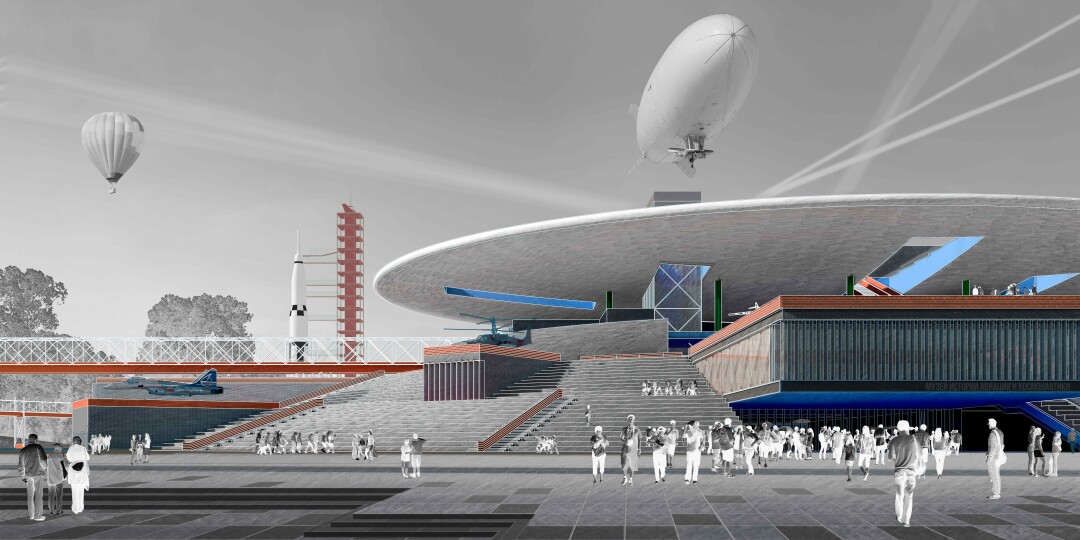 Дипломный проект Артема Гаврилова «Музей истории авиации и космонавтики»