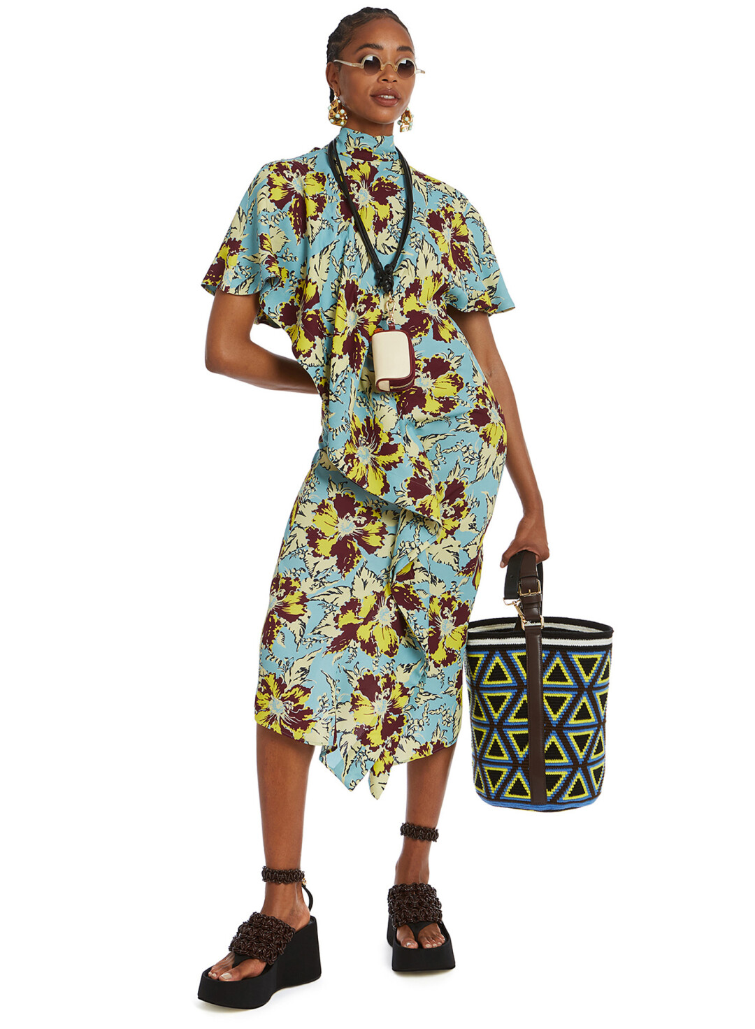 Разноцветное платье Love, Colville, ДЛТ, 94 500 руб.