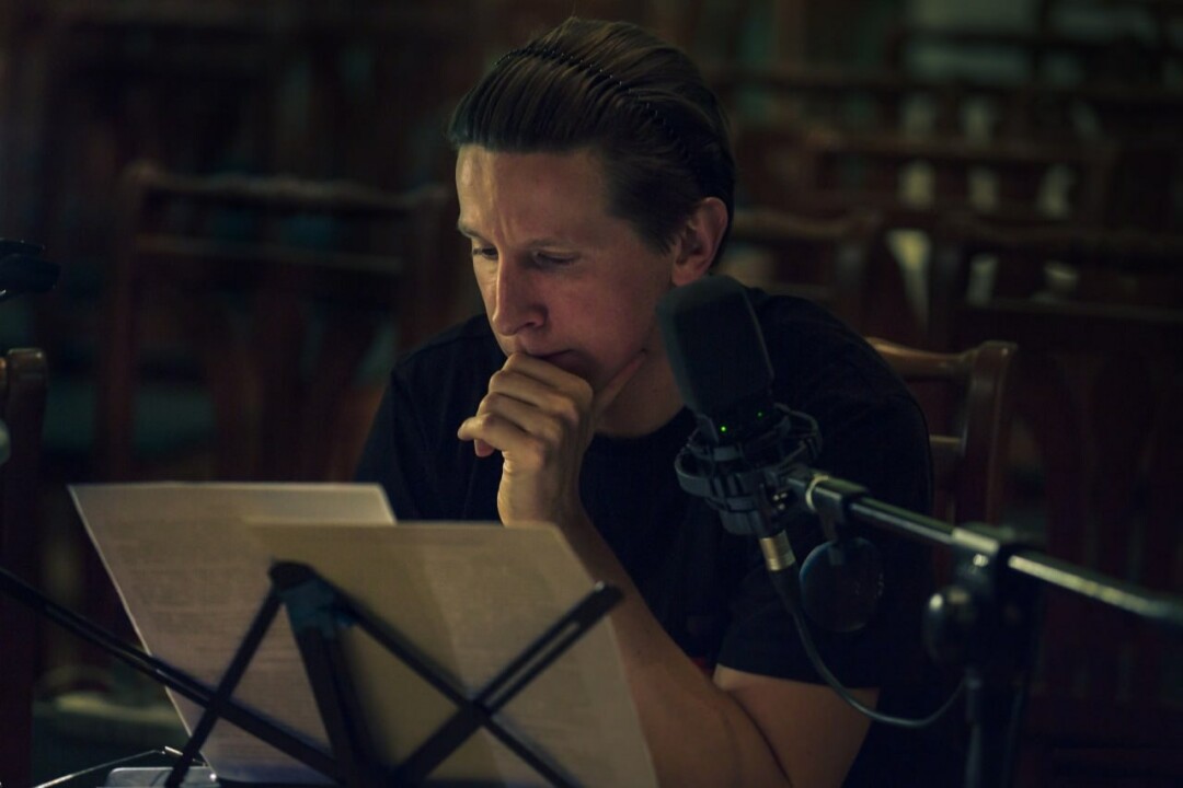 Актер Дмитрий Лысенков, озвучивший главную роль в аудиоспектакле «Портрет»