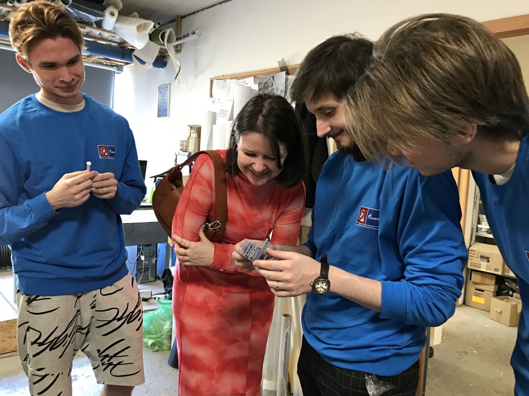 Проектное занятие для участников курса «Наставничество» в макетной мастерской Studio 22 по разработке тифломаршрута для Зубовского флигеля