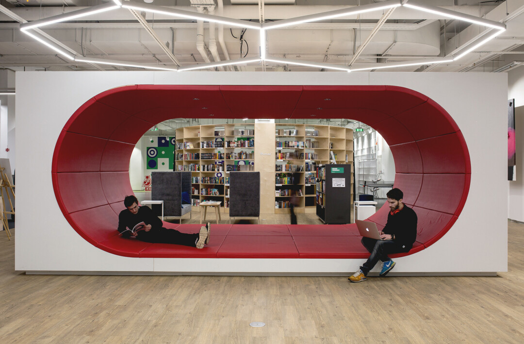 Общественное пространство «Охта Лаб» (Санкт-Петербург, 2018)