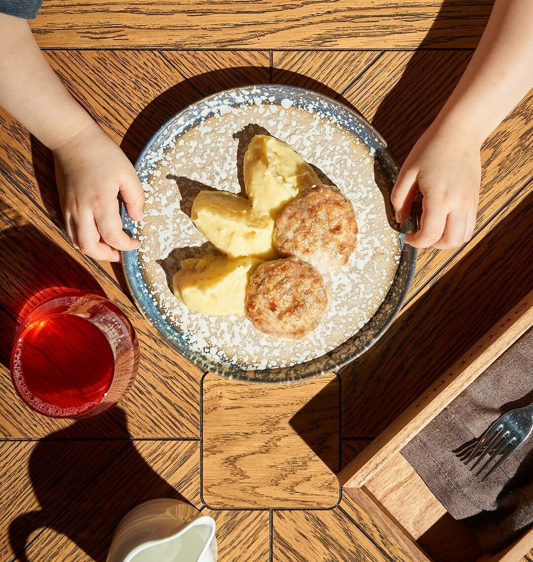 Пюрешка с котлеткой из ресторана Portofino