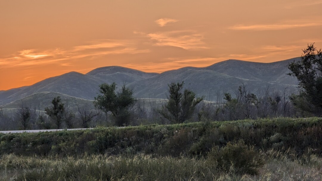 Рассвет по пути в Актобе