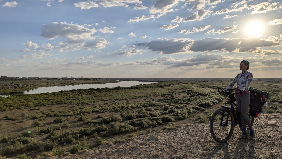Старое устье реки Сырдарья недалеко от Байконура