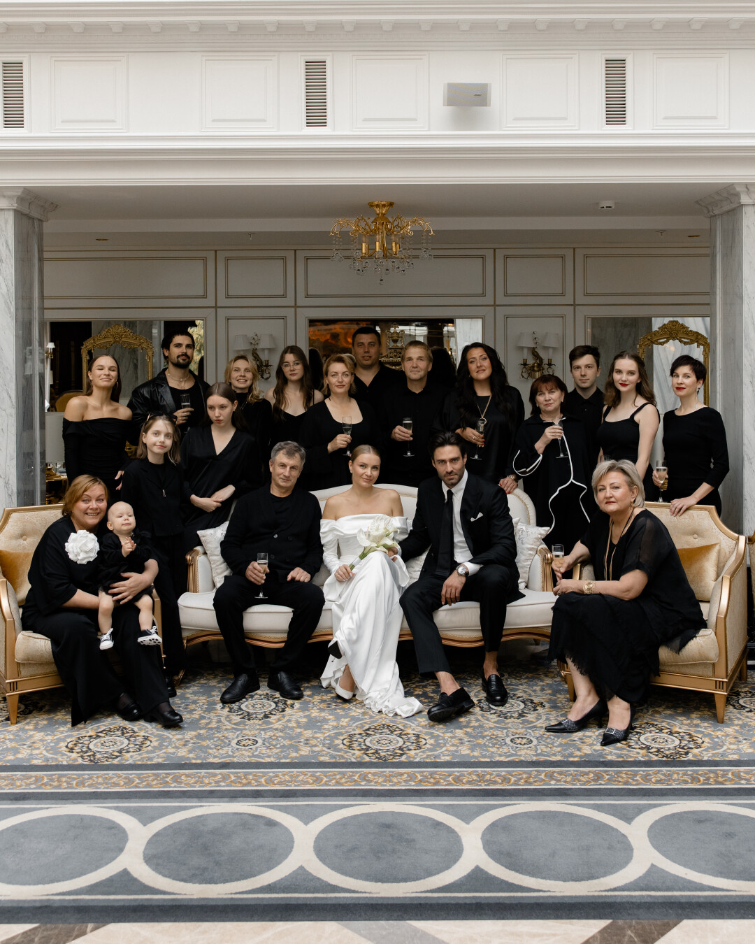 Анастасия Бебякина, Кирилл Кирпичников с друзьями и родственниками