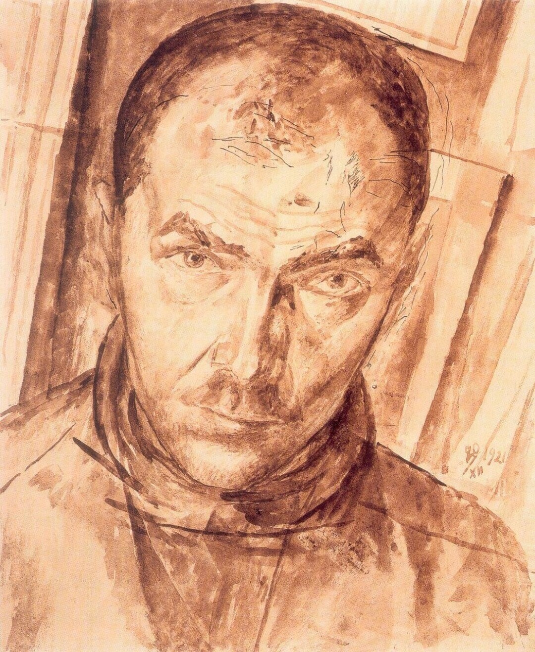Кузьма Петров-Водкин, «Автопортрет»