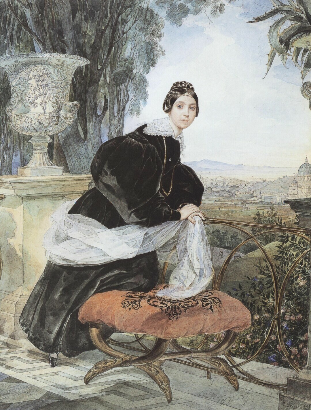 «Портрет светлейшей княгини Е.П. Салтыковой», 1841, Карл Брюллов