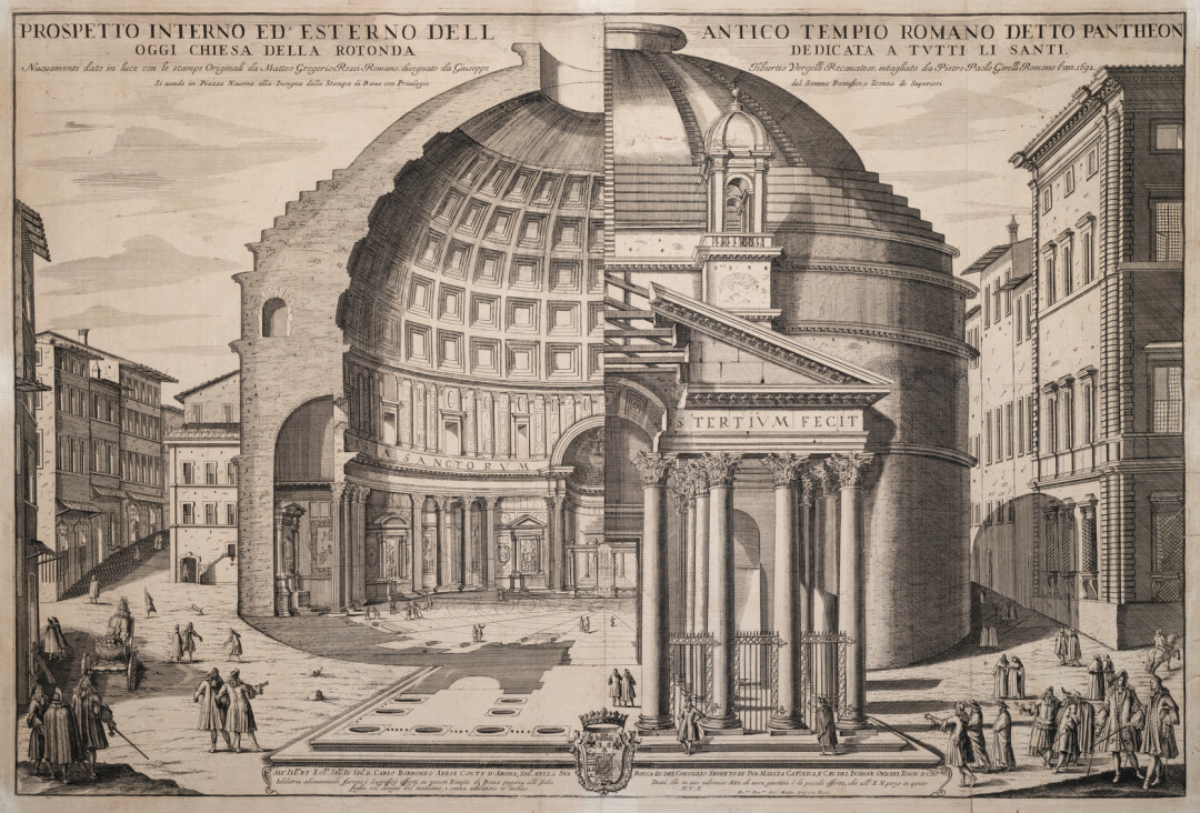 Михаэль Вольгемут. «Рим». Ксилография. 1493