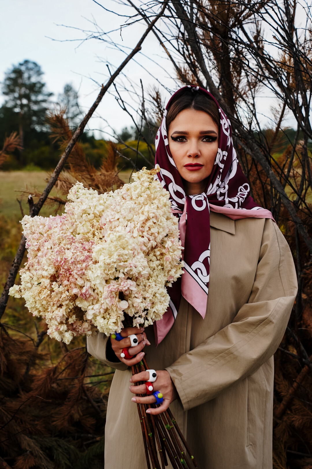 Тренч Fashion Rebels SMART FASHION Кольца BAIKAL MURANO