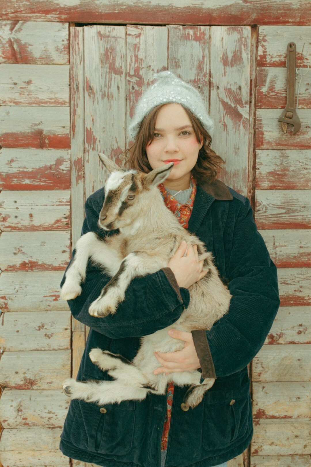 Кадр со съемок обложки для песни «Не переживай»