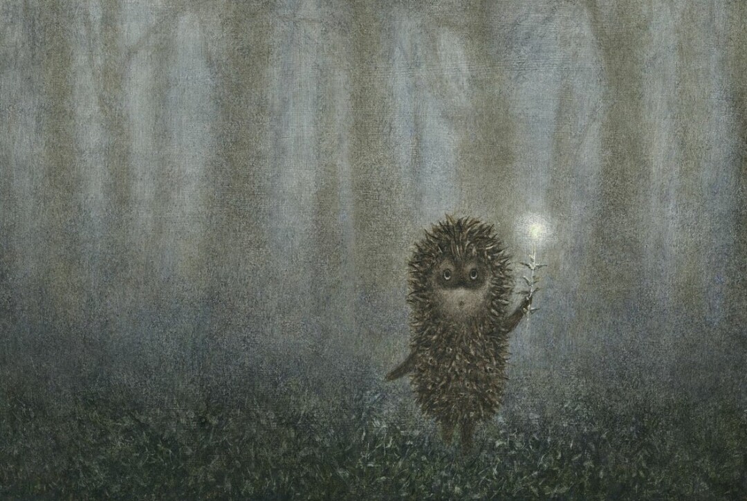 Кадр из мультфильма «Ежик в тумане», реж. Юрий Норштейн