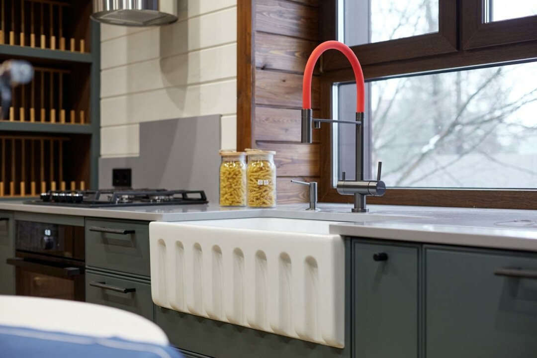 Мойка Mikura 76 и смеситель Kanto GM