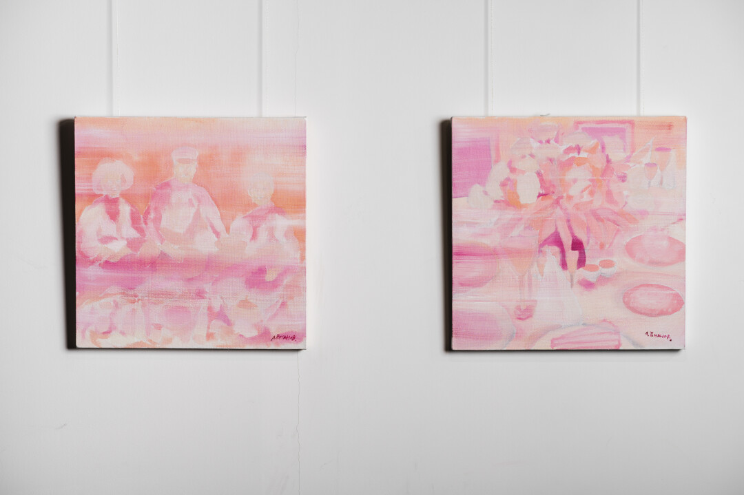 Диптих «А что на десерт», художник Александр Романов (вдохновлен рестораном «Хозяин тайги»)