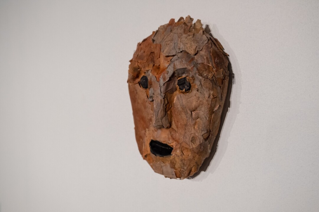 Работа художника Эдварда Бенкендорфа «Чужом» (чужом в переводе с коми-пермяцкого — лицо)