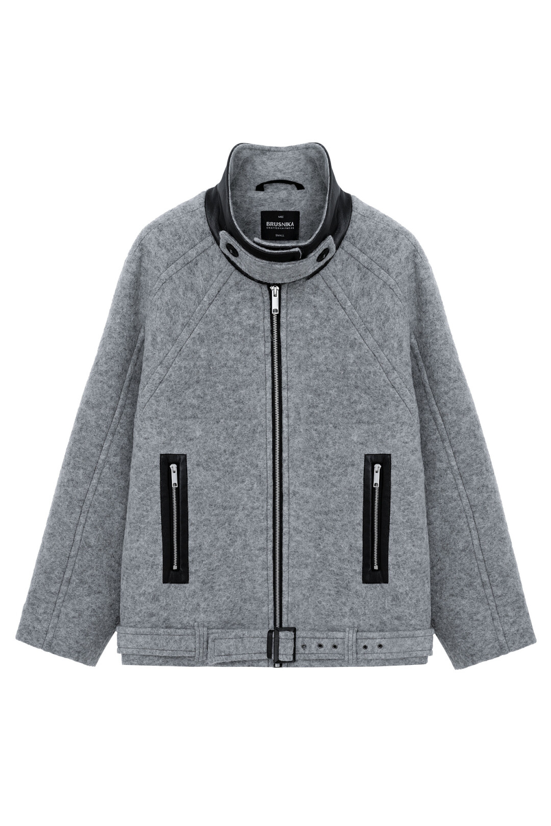 Oversize куртка из шерсти, BRUSNIKA