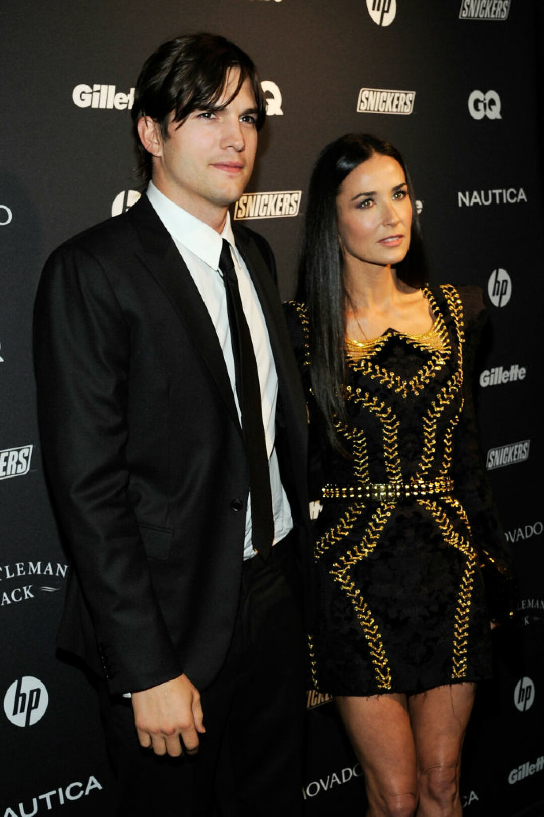 Деми Мур и Эштон Кутчер на The Gentlemen's Ball, организованном журналом GQ, 2010