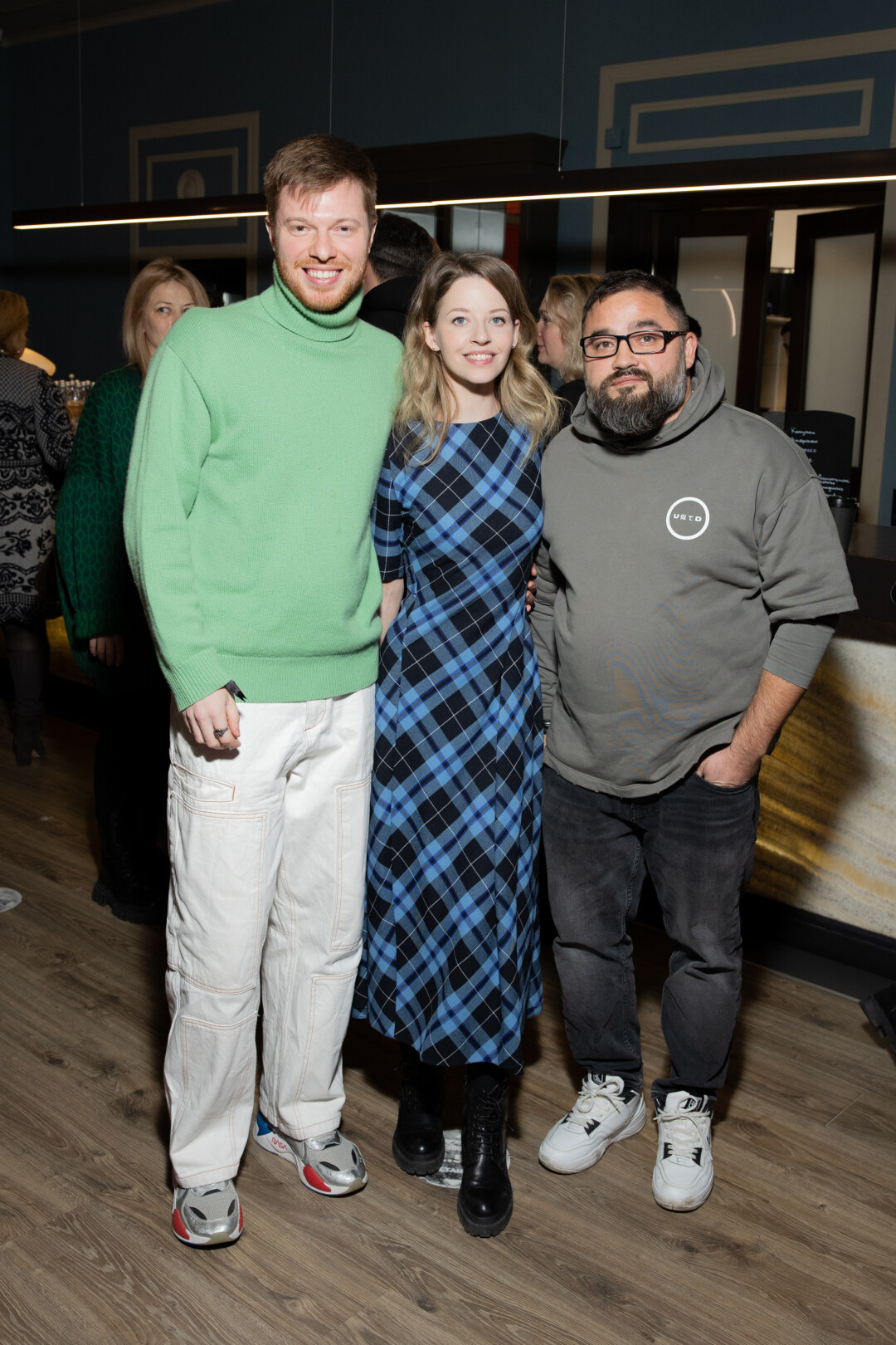 Ренат Маликов, Михаил Стацюк, Полина Маликова (Толстун)