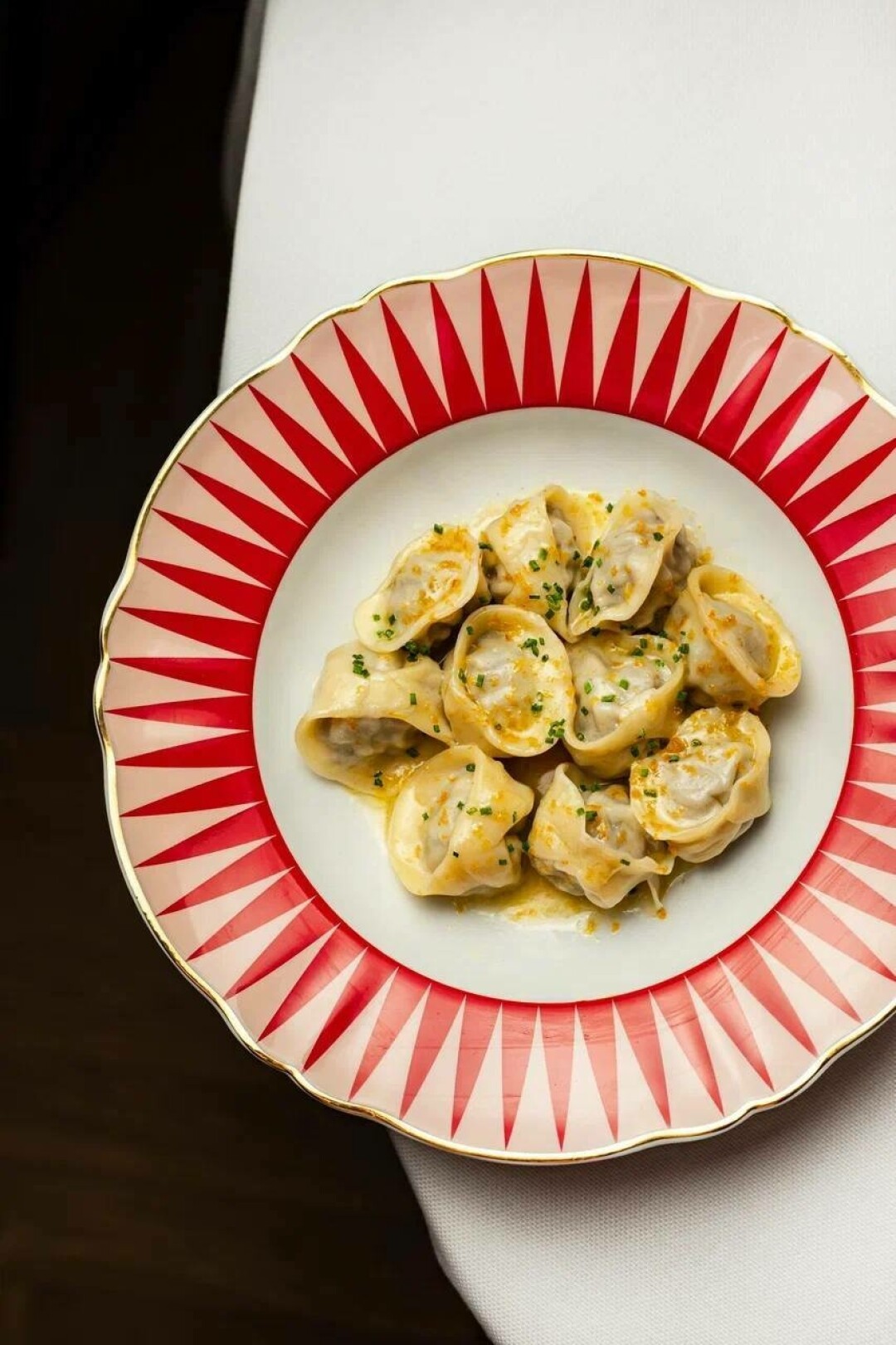 Романовские пельмени с мясом и икрой кефали («Краса»)